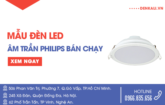 mẫu đèn led âm trần philips bán chạy nhất